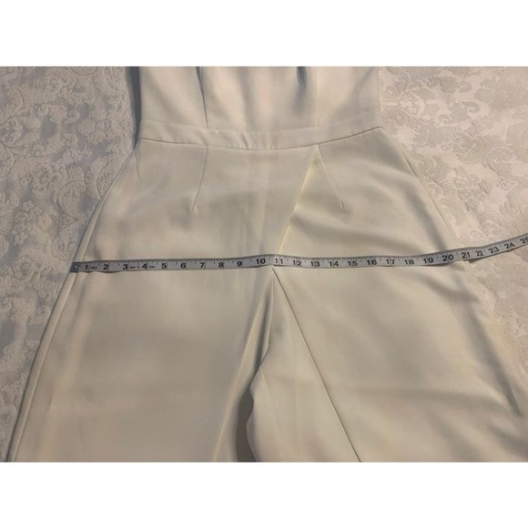 WHBM Winter White Jumpsuit (Formal) - Picture 8 of 13